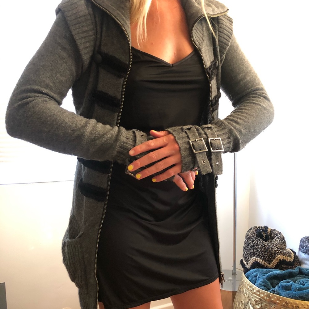 Nanette Lepore military sweater jacket